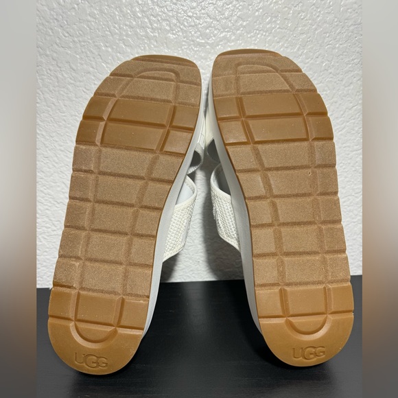 UGG Women's Emily Mesh Cross Slide Sandals - White Mesh 8.5M NWOT - Picture 9 of 10